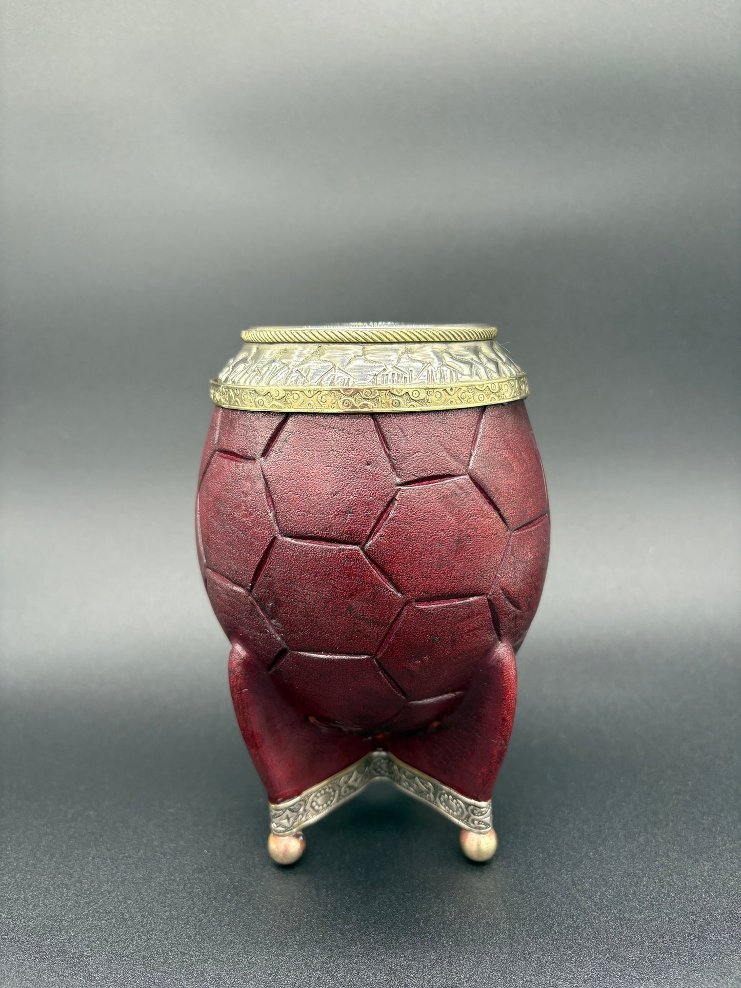 Torpedo Cuero Pelota, Refuerzo de Alpaca y Bolitas de Bronce