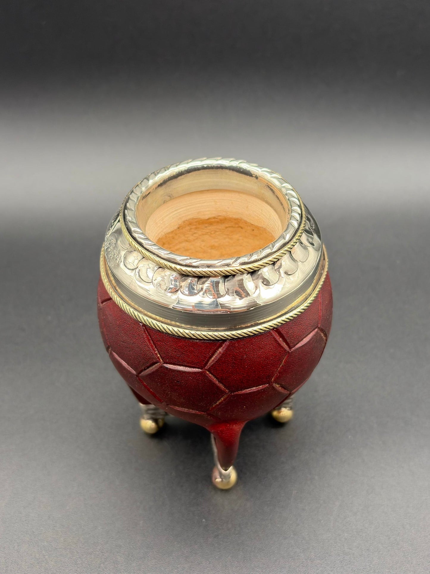 Torpedo Cuero Pelota, Refuerzo de Alpaca y Bolitas de Bronce