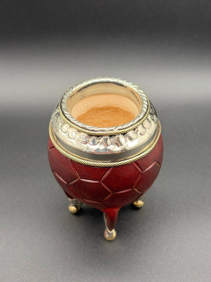 Torpedo Cuero Pelota, Refuerzo de Alpaca y Bolitas de Bronce