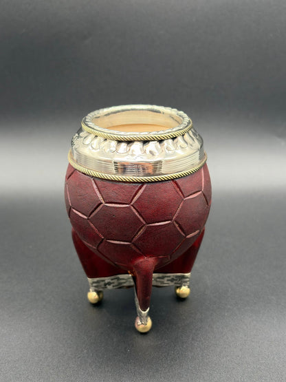 Torpedo Cuero Pelota, Refuerzo de Alpaca y Bolitas de Bronce